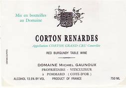 2008 Michel Gaunoux Corton Renardes