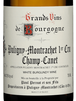 2022 Paul Pernot et ses Fils Puligny-Montrachet 1er Cru Champs Canet