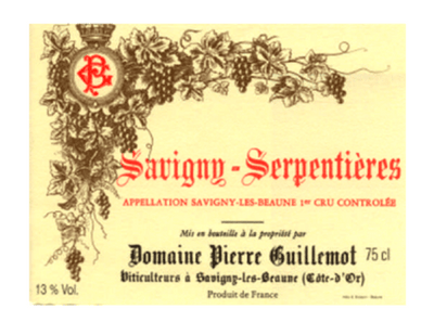 2022 Domaine Pierre Guillemot Savigny-lès-Beaune 1er Cru Les Serpentières