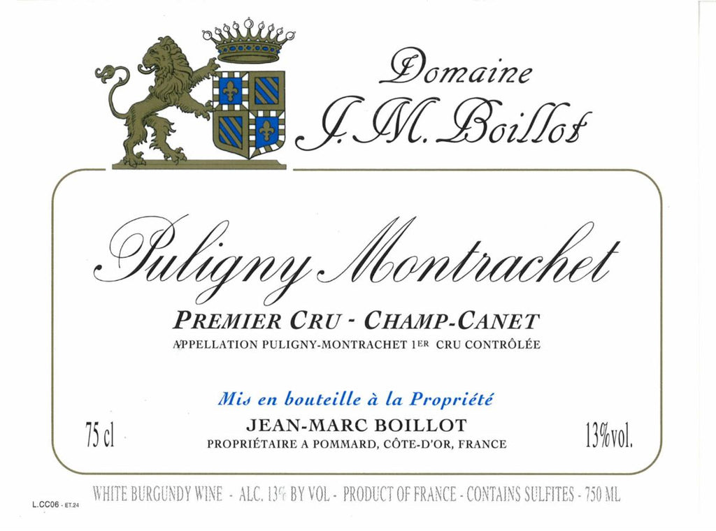 2022 J.M. Boillot Puligny-Montrachet 1er Cru Champs Canet