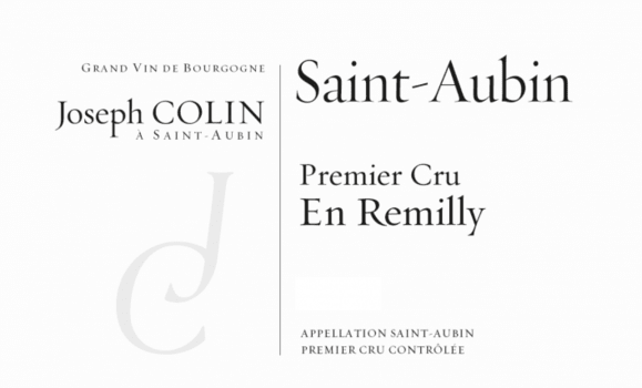 2022 Joseph Colin Saint-Aubin 1er Cru En Remilly Blanc