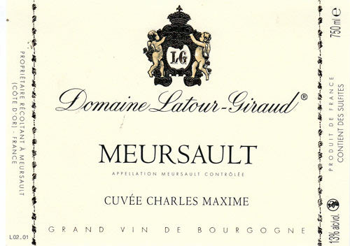2021 Domaine Latour-Giraud Meursault Cuvée Charles Maxime