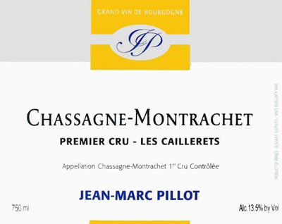 2014 Jean Marc Pillot Chassagne Montrachet 1er Cru Les Caillerets
