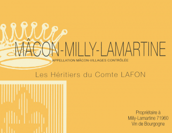 2022 Domaine des Heritiers du Comte Lafon Macon Milly-Lamartine