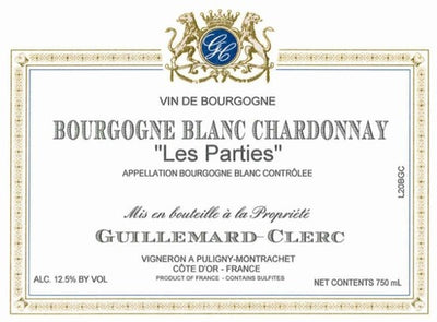 2022 Guillemard-Clerc Bourgogne Blanc "Les Parties"