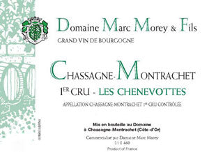 2023 Domaine Marc Morey & Fils Chassagne-Montrachet 1er Cru Les Chenevottes
