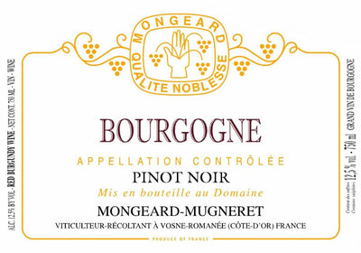 2022 Mongeard-Mugneret Bourgogne
