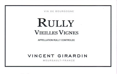 2017  Domaine / Maison Vincent Girardin  Rully Blanc  Vieilles Vignes
