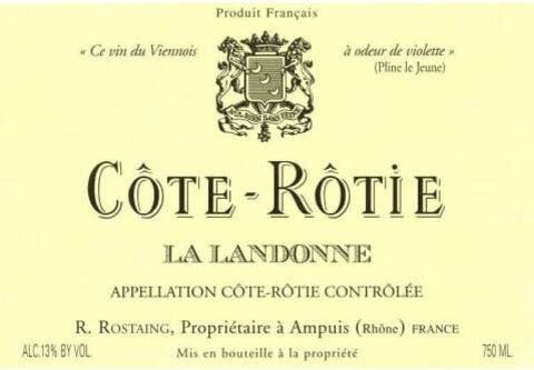 2023 Rene Rostaing Côte-Rôtie La Landonne