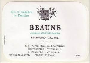 2007 Domaine Michel Gaunoux Beaune