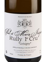 2018 Paul et Marie Jacqueson Rully 1er Cru Gresigny Blanc