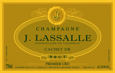 J. Lassalle Champagne Premier Cru Brut Reserve Cachet d'Or