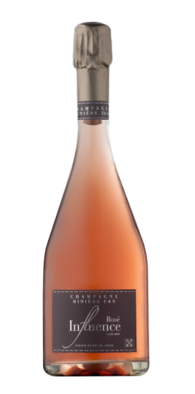 NV Miniere F & R Champagne Influence Brut Rose