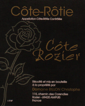 2019 Christophe Billon Cote-Rotie Cote Rozier