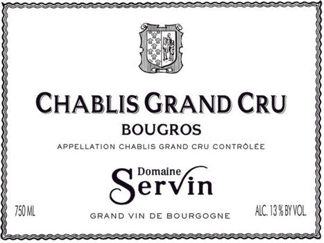 2020 Domaine Servin Chablis Grand Cru Bougros