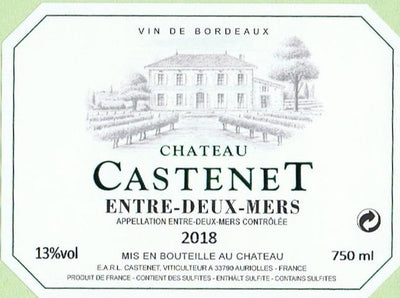 2018 Chateau Castenet Entre-Deux-Mers