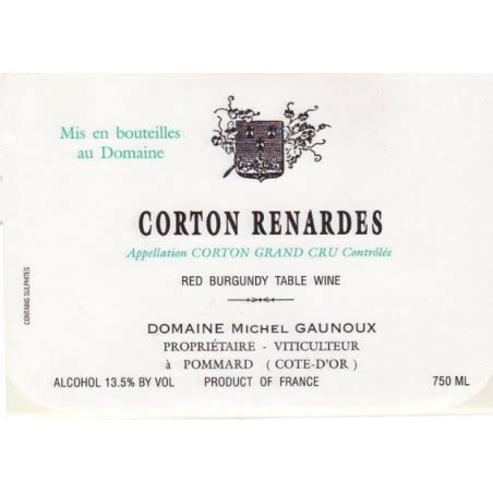 2019 Domaine Michel Gaunoux Corton-Renardes