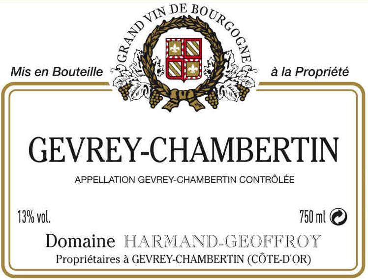 2019 Domaine Harmand-Geoffroy Gevrey-Chambertin 375ml