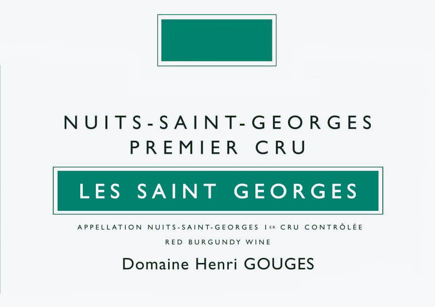 2018 Henri Gouges Nuits St George 1er Les St George