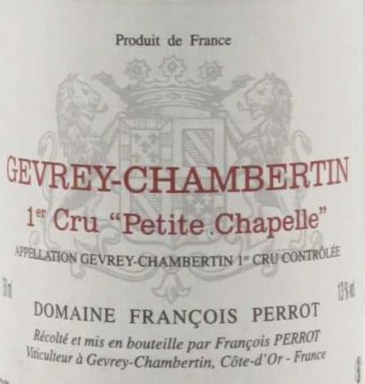2008 Domaine François Perrot Gevrey-Chambertin 1er Cru Petite Chapelle