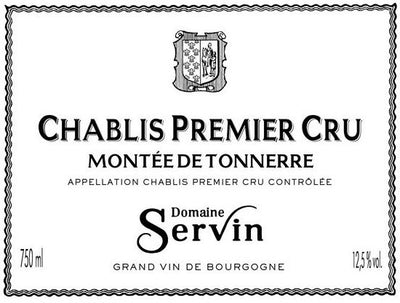 2019 Domaine Servin Chablis 1er Cru Montee de Tonnerre